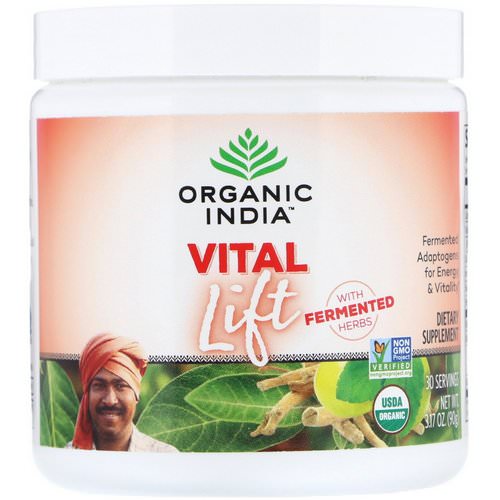 Organic India, Vital Lift, Fermented Adaptogens, 3.17 oz (90 g) Review