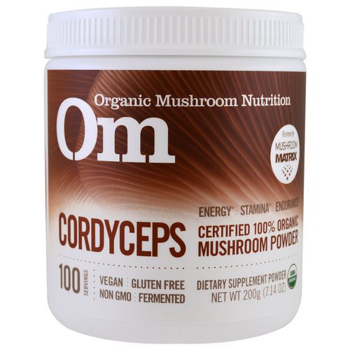 Organic Mushroom Nutrition, Cordyceps, Mushroom Powder, 7.14 oz (200 g) Review