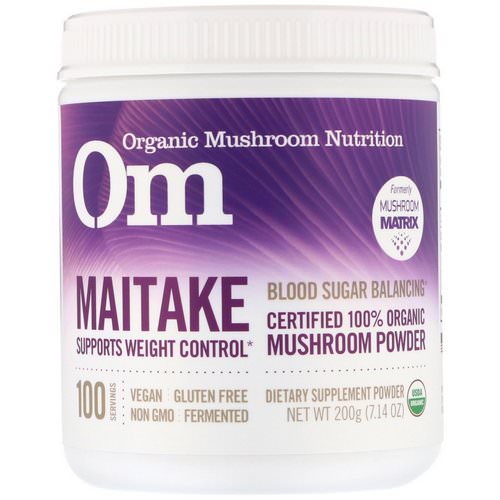 Organic Mushroom Nutrition, Maitake, Mushroom Powder, 7.14 oz (200 g) Review