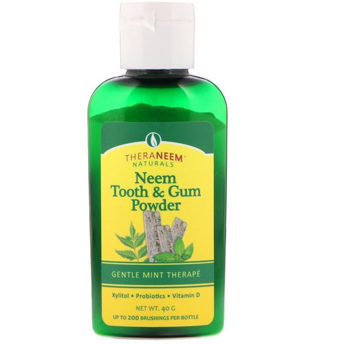 Organix South, TheraNeem Naturals, Neem Tooth & Gum Powder, Gentle Mint Therape, 40 g Review