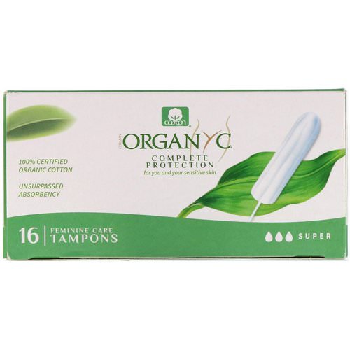 Organyc, Organic Tampons, 16 Super Absorbency Tampons Review