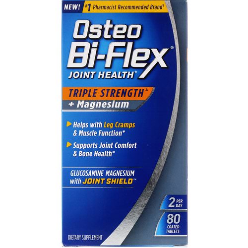Osteo Bi-Flex, Joint Health, Triple Strength + Magnesium, 80 Coated Tablets Review