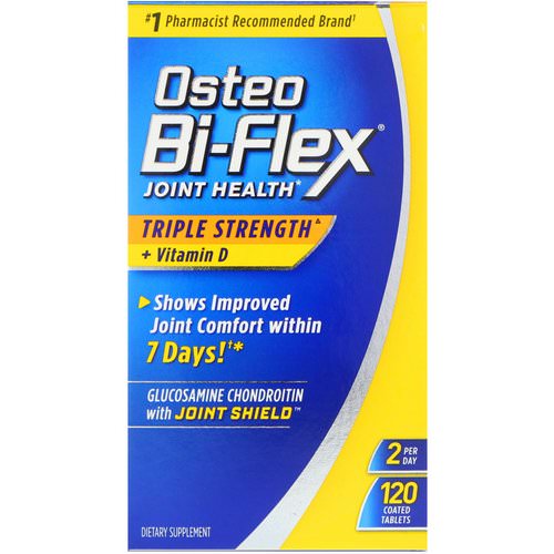 Osteo Bi-Flex, Joint Health, Triple Strength + Vitamin D, 120 Coated Tablets Review