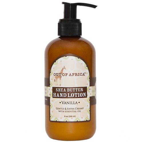 Out of Africa, Shea Butter Hand Lotion, Vanilla, 8 oz (230 ml) Review