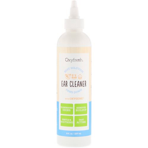 Oxyfresh, Best Solution, Ear Cleaner, Paws Down, 8 fl oz (237 ml) Review