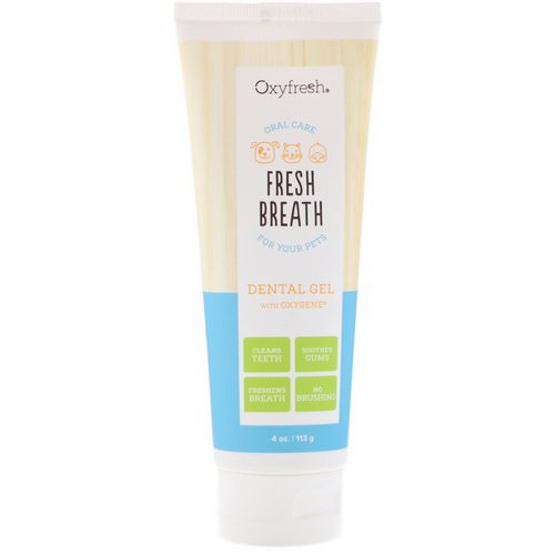 Oxyfresh, Fresh Breath, Pet Dental Gel with Oxygene, 4 oz (113 g) Review