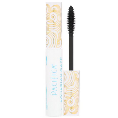 Pacifica, Aquarian Gaze, Water-Resistant, Long Lash Mineral Mascara, Abyss, 0.25 oz (7.1 g) Review