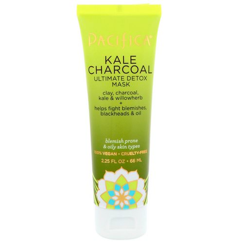 Pacifica, Kale Charcoal, Ultimate Detox Mask, 2.25 fl oz (66 ml) Review