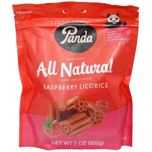 Panda Licorice, All Natural Raspberry Licorice, 7 oz (200 g) Review