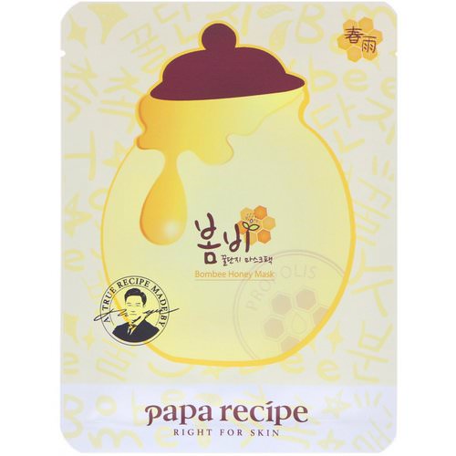 Papa Recipe, Bombee Honey Mask Pack, 10 Masks, 25 g Each Review