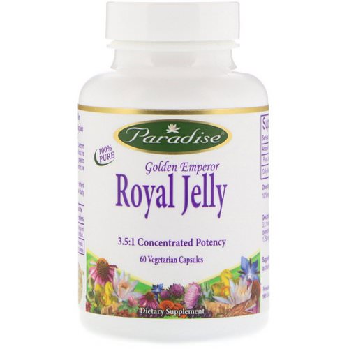 Paradise Herbs, Golden Emperor Royal Jelly, 60 Vegetarian Capsules Review