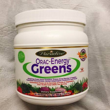 Paradise Herbs, ORAC-Energy Greens, 6.4 oz (182 g) Review