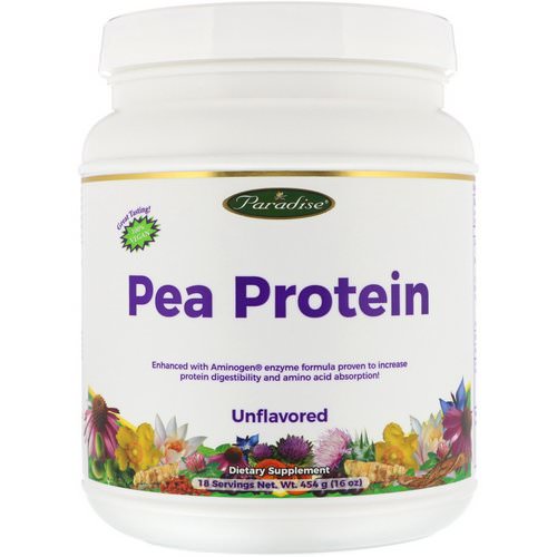 Paradise Herbs, Pea Protein, Unflavored, 16 oz (454 g) Review