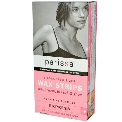 Parissa, Natural Hair Removal System, Wax Strips, 24 Assorted Strips Review