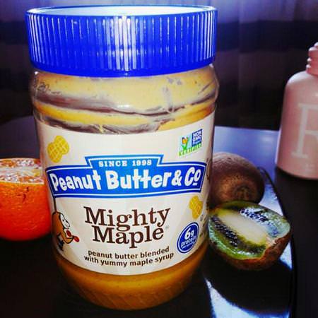 Mighty Maple, Peanut Butter Blended with Yummy Maple Syrup