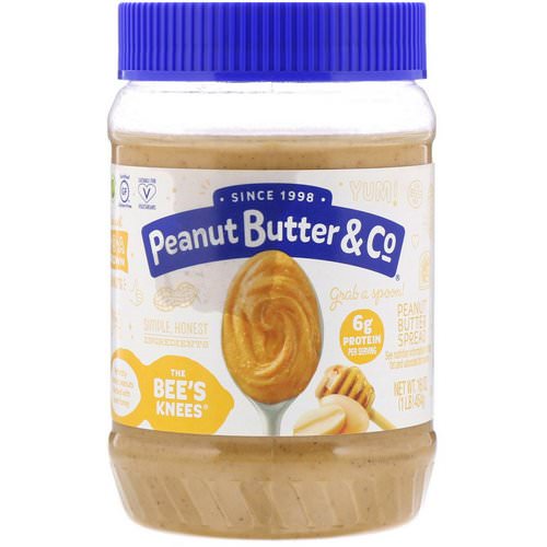 Peanut Butter & Co, The Bee's Knees, Peanut Butter Spread, 16 oz (454 g) Review