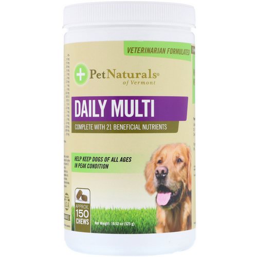 Pet Naturals of Vermont, Daily Multi, For Dogs, 18.52 oz (525 g) Review