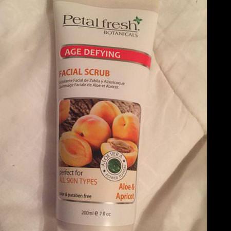 Petal Fresh, Botanicals, Age Defying Facial Scrub, Aloe & Apricot, 7 fl oz (200 ml) Review