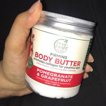 Pure, Body Butter, Firming, Pomegranate & Grapefruit