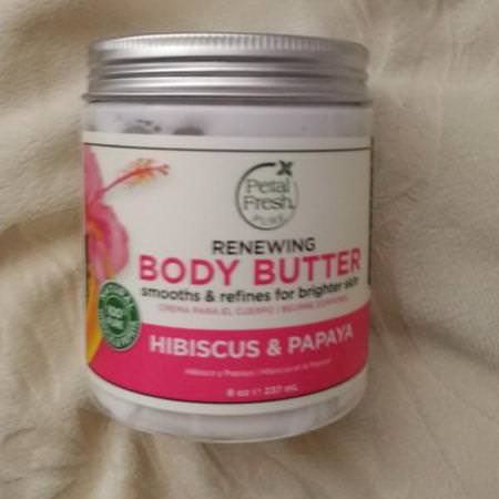 Petal Fresh, Pure, Body Butter, Renewing, Hibiscus & Papaya, 8 oz (237 ml) Review