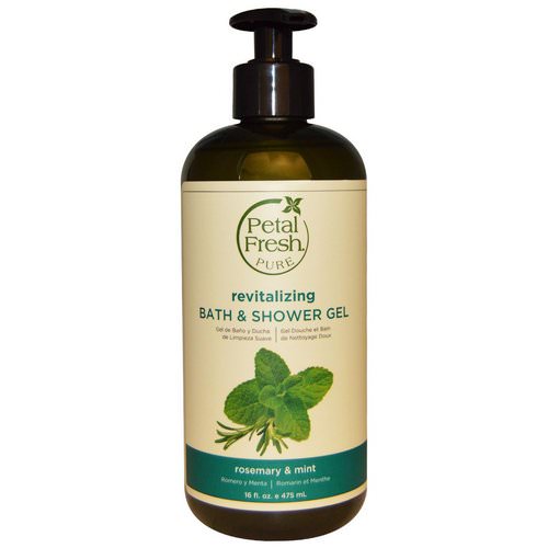 Petal Fresh, Pure, Revitalizing Bath & Shower Gel, Rosemary & Mint, 16 fl oz (475 ml) Review