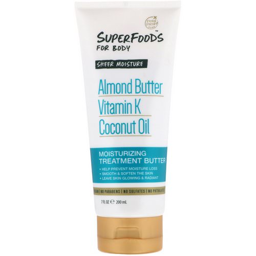 Petal Fresh, Pure, SuperFoods For Body, Sheer Moisture Moisturizing Treatment Butter, Almond Butter, Vitamin K & Coconut Oil, 7 fl oz (200 ml) Review
