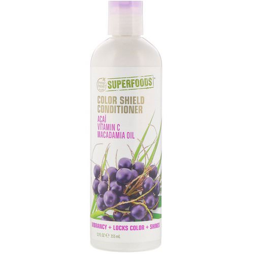 Petal Fresh, Pure, SuperFoods For Hair, Color Shield Conditioner, Acai, Vitamin C & Macadamia Oil, 12 fl oz (355 ml) Review