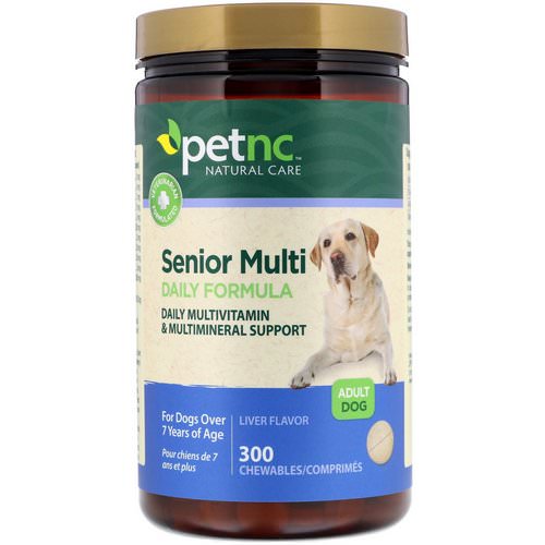 petnc NATURAL CARE, Senior Multi Daily Formula, Liver Flavor, Adult Dog, 300 Chewables Review