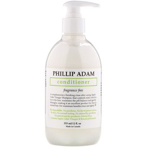 Phillip Adam, Conditioner, Fragrance Free, 12 fl oz (355 ml) Review