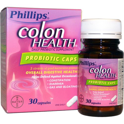 Phillip's, Colon Health Daily Probiotic Supplement, Probiotic Caps, 30 Capsules Review