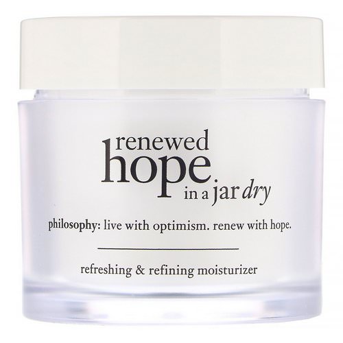 Philosophy, Renewed Hope in a Jar, Dry Refreshing & Refining Moisturizer, 2 fl oz (60 ml) Review