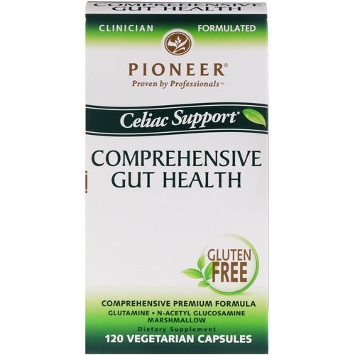Pioneer Nutritional Formulas, Comprehensive Gut Health, Celiac Support, 120 Veggie Caps Review