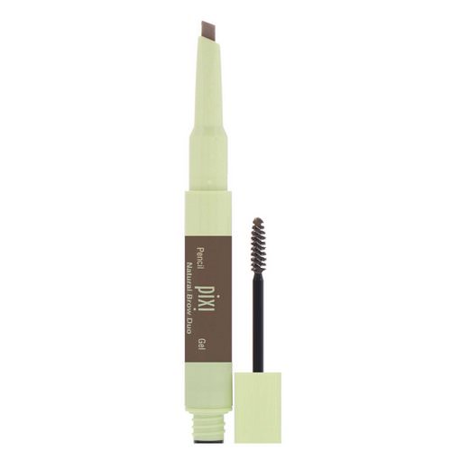 Pixi Beauty, 2-In-1 Natural Brow Duo, Waterproof Brow Pencil & Gel, Natural Brown, Pencil 0.007 oz (0.2 g) - Gel 0.084 fl oz (2.5 ml) Review