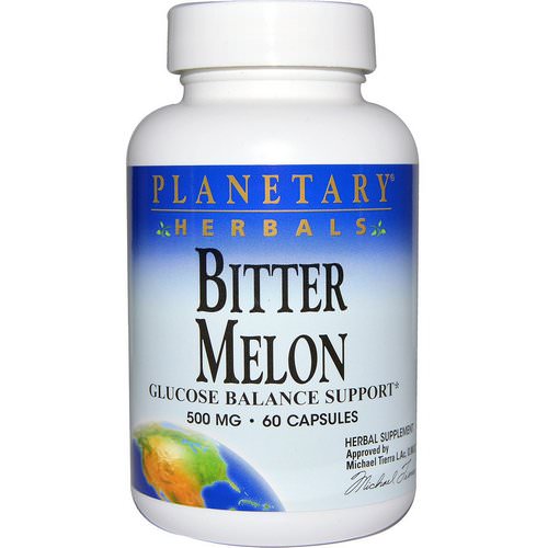 Planetary Herbals, Bitter Melon, Glucose Balance Support, 500 mg, 60 Capsules Review