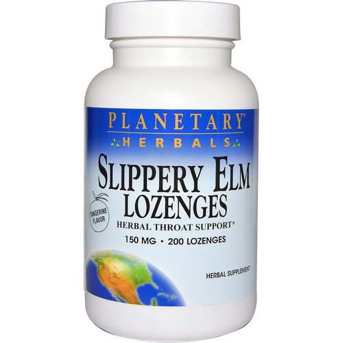 Planetary Herbals, Slippery Elm Lozenges, Tangerine Flavor, 150 mg, 200 Lozenges Review
