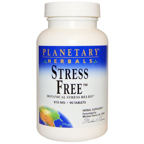 Planetary Herbals, Stress Free, Botanical Stress Relief, 810 mg, 90 Tablets Review