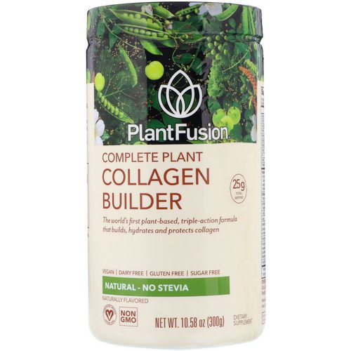 PlantFusion, Complete Plant Collagen Builder, Natural - No Stevia, 10.58 oz (300 g) Review