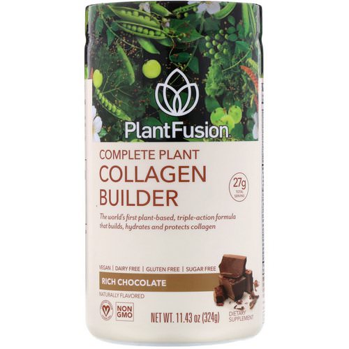 PlantFusion, Complete Plant Collagen Builder, Rich Chocolate, 11.43 oz (324 g) Review