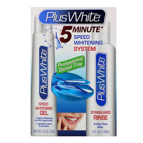 Plus White, 5 Minute Premier Whitening System, 3 Piece Whitening Kit Review