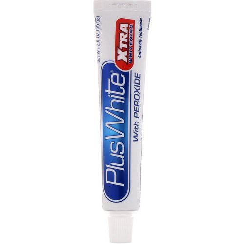 Plus White, Xtra Whitening with Peroxide, Clean Mint Flavor, 2.0 oz (56.6 g) Review