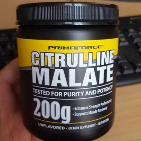 Primaforce, Citrulline Malate, Unflavored, 200 g Review