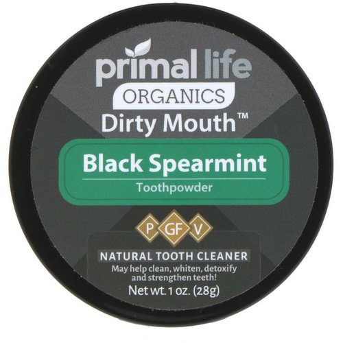 Primal Life Organics, Dirty Mouth Toothpowder, Black Spearmint, 1 oz (28 g) Review