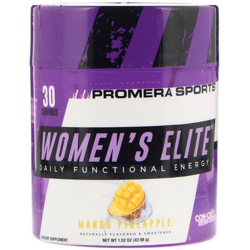 Promera Sports, Women's Elite, Daily Functional Energy, Mango Pineapple, 1.52 oz (42.98 g) Review