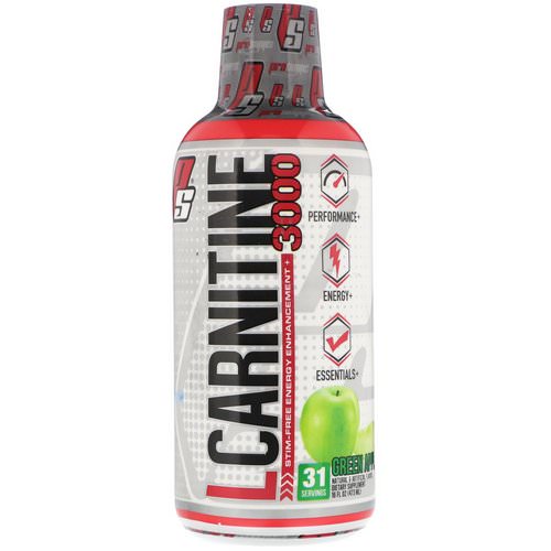ProSupps, Liquid L-Carnitine 3000, Green Apple, 16 fl oz (473 ml) Review