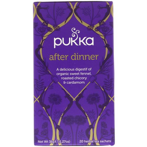 Pukka Herbs, After Dinner, 20 Herbal Tea Sachets, 1.27 oz (36 g) Review