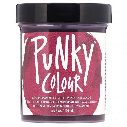 Punky Colour, Semi-Permanent Conditioning Hair Color, Red Wine, 3.5 fl oz (100 ml) Review