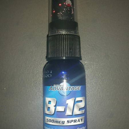 Pure Advantage, B-12 Spray, 500 mcg, 1 fl oz Review