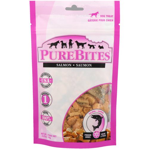 Pure Bites, Freeze Dried, Dog Treats, Salmon, 2.47 oz (70 g) Review
