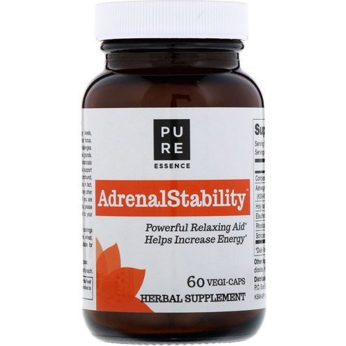 Pure Essence, AdrenalStability, 60 Vegi-Caps Review