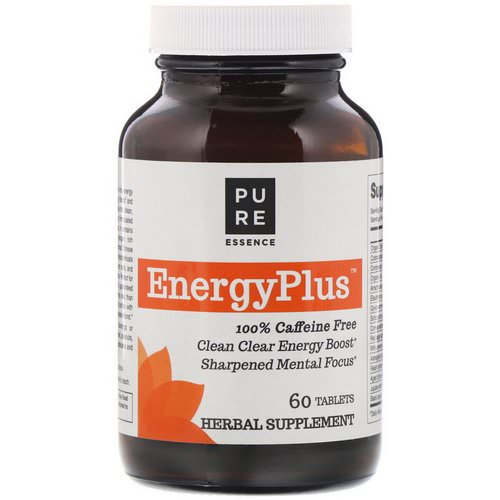 Pure Essence, EnergyPlus, 100% Caffeine Free, 60 Tablets Review